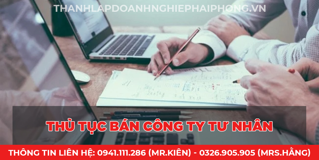 Thủ tục bán công ty tư nhân